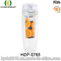 Bouteille d&#39;eau populaire en plastique d&#39;infusion de fruit de Tritan, bouteille en plastique adaptée aux besoins du client de sport (HDP-0765)